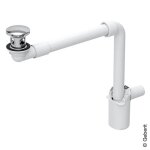 Geberit bonde clic - clac � push - open � et siphon gain de place, 152073211