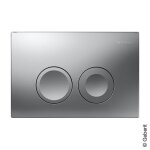 Geberit delta25 plaque de dclenchement pour touche double chasse, 115125465