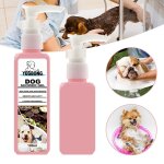 Gel douche pour animaux de compagnie, lavage doux du corps pour chiot, chien et chat, fournitures de ...