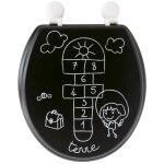 Gelco abattant wc recre noir