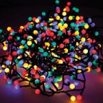Generique - guirlande lumineuse ext�rieur led scintillante ''cherry compact'' 16m 500 led multi - couleur. ...