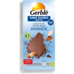Gerblé chocolat extra noir amande sans sucres ajoutés 80g (lot de 3) Gerblé chocolat extra noir amande sans sucres ajoutés 80g (lot de 3)