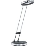 Gexo lampe de bureau led noire, chrom�e