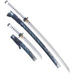 Ghost of tsushima pack katana et tanto en bois katana jin sakai sabre epee replique bois tanto d�coration ...