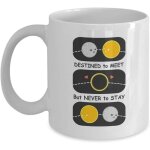 Gifts for solar eclipse fans: destined to meet but never to stay  cute, astronomy, sun, moon, total solar ...