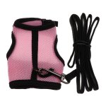 Gilet en maille respirante pour petit animal de compagnie, furet lapin, harnais, laisse, ensemble de ... Gilet en maille respirante pour petit animal de compagnie, furet lapin, harnais, laisse, ensemble de ...
