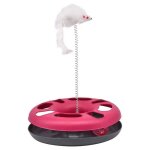 Gioco per gatti 3 in 1 crazy cat donut colori assortiti euro marketing manufacturing
