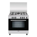 Glem gas a855ei four et cuisini�re electrique gaz noir, acier inoxydable