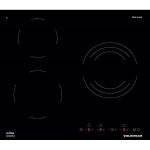 Glem gas - table de cuisson vitroc�ramique 60cm 3 feux 6000w gth63et