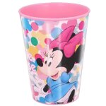 Gobelet 430ml réutilisable en plastique sans bpa minnie mouse bleu / rose Gobelet 430ml réutilisable en plastique sans bpa minnie mouse bleu / rose