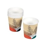 Gobelets en carton - f - set de 10 - 23 cl - ecologiques - vaisselle jetable