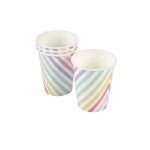 Gobelets en carton - li - set de 6 - 25 cl - ecologiques - vaisselle jetable