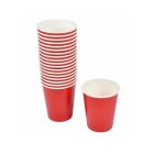 Gobelets en carton - non sp�cifi� - set de 20 - rouge - 23 cl - vaisselle jetable