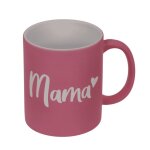 Mug ceramique maman c�ur 32cl rose