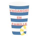 Gobelet reutilisable pp vacances en famille 25cl