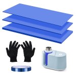 Gobelets de sublimation en silicone, 3 epaisseurs, accessoires pour presse a chaud