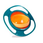 Gobelet universel rotatif a 360 degr�s pour b�b�, vaisselle, jouet, gyroscope, bol de riz, cadeau, britannique ...