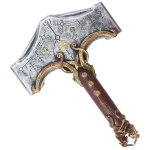 God of war marteau thor en resine replique decoration repliksword