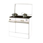 Godin - cuisinire  bois 2 feux blanc 240163blanc