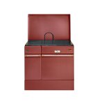 Godin - cuisinire  bois 10. 5kw 240163carmin