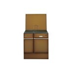 Godin - cuisinire  bois 10kw brun fonc 240162brunfonce
