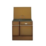 Godin - cuisinire  bois brun fonc 240163brunfonce