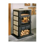 Godin - poêle à bois fonte 12kw noir 350104000338 Godin - poêle à bois fonte 12kw noir 350104000338