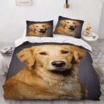 Golden retriever housse de couette x imprim�� d chien animal parure de lit personnes ado fille enfants ...