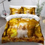 Golden retriever housse de couette x imprim�� d chien de compagnie parure de lit personnes ado fille ...