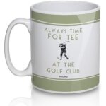 Golf - always time for tee - tasse a th�, tasse a caf�, cadeau