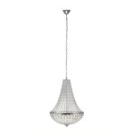 Gr� ns�� lustre 3 lumi�res m�tal / cristal a�50cm