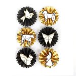 Graine cr�ative - 6 stickers 3d animaux g�om�triques & origami