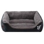 Grand lit s - 3xl pour chien et chat, chaud et confortable, nid doux et souriant, paniers polymres, ...