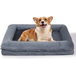 Grand lit orthopédique imperméable pour chien et chat avec housse amovible et lavable, fond antidérapant, ... Grand lit orthopédique imperméable pour chien et chat avec housse amovible et lavable, fond antidérapant, ...