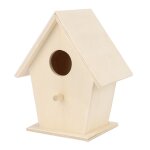 Grand nid d'oiseau suspendu en bois naturel, cage a oiseaux, lieu de repos, extérieur mural, boîte en ... Grand nid d'oiseau suspendu en bois naturel, cage a oiseaux, lieu de repos, extérieur mural, boîte en ...