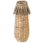 Grand vase en fibre naturelle 39 cm