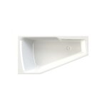 Grande baignoire d'angle acrylique riho rethink space l 180x110 cm - blanc - droite - blanc - -