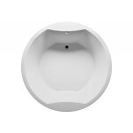 Grande baignoire ronde acrylique riho duo colorado 180x180 cm - blanc - blanc - -