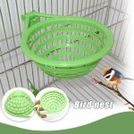 Grande cage de nid canique palstique, 5 pi��ces / lot, doublure de casserole pour la nid de canars, pinsons, ...