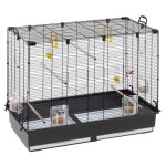 Grande cage pour oiseaux, canaris et perruches ferplast piano 6 87 x 46, 5 x h 70 cm