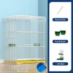 Grande cage a oiseaux respirante avec escalade astronomique, accent de maison d'oiseaux, perroquet d'levage, ...
