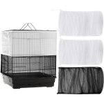 Grande couverture de cage a oiseaux rglable, 3 pices, attrape - plumes, universel, filet en nylon, ...