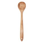 Grande cuillre a salade en bois d'olivier