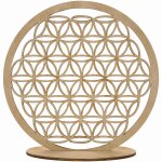 Grande fleur de vie en bois � poser 30 cm