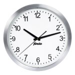 Grande horloge murale analogique aluminum