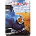 Grande plaque m�tal d�corative citro�n