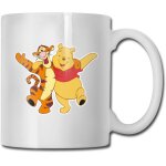 Grande tasse a caf�, tasses a th� en c�ramique design winnie l'ourson et tigrou pour le bureau et la ...