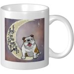 Grande tasse a cafe en ceramique bulldog anglais, grande tasse a the pour le bureau et la maison, tasse ...
