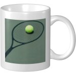 Grande tasse a cafe en ceramique de raquette de tennis, grande tasse a the pour le bureau et la maison, ...