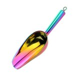 Grattoir a glace dor� en acier inoxydable, cuill�res a glace, pour aliments secs, farine, bonbons, cuill�re ...